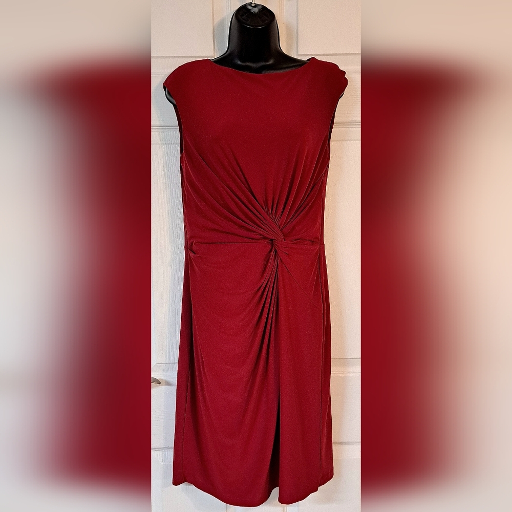Lauren Ralph Lauren Red Sleeveless Dress